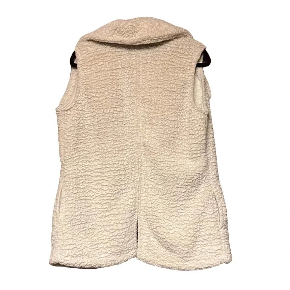 Max Jeans Sherpa Sweater Vest Comfy size M - Picture 2 of 4